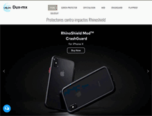 Tablet Screenshot of dux-mx.com